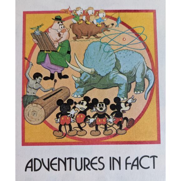 Vintage 1977 Walt Disney Adventures In Fact Book Parade of Fun, Fantasy, Fiction - Picture 8 of 12